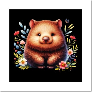 Cute Baby Wombat Posters and Art